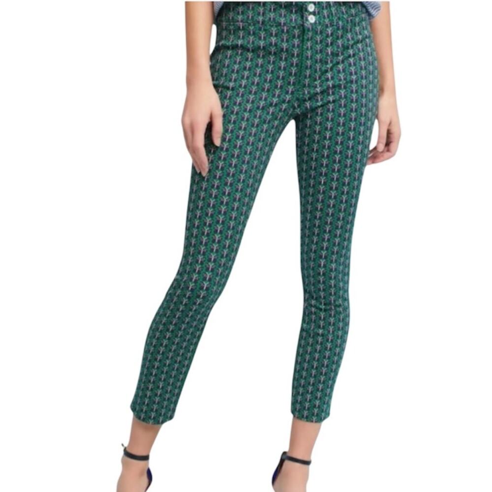 Anthropologie 4 Essential Slim Trousers ankle pant butterfly P2 3114